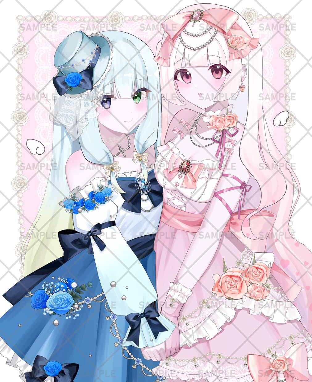 可愛いゆめかわ女の子を提供します かわいいイラストならお任せ下さい。早く丁寧に制作します！ イメージ2