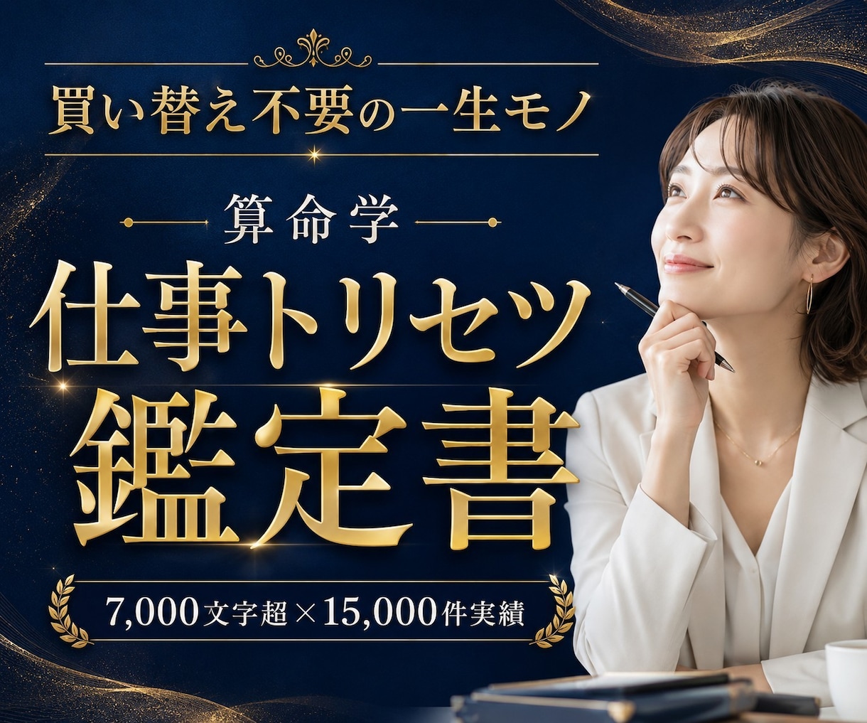 買い替え不要！算命学の仕事トリセツ鑑定書を作ります 【最低7000文字以上】一生使える！才能と適職を徹底分析 イメージ1