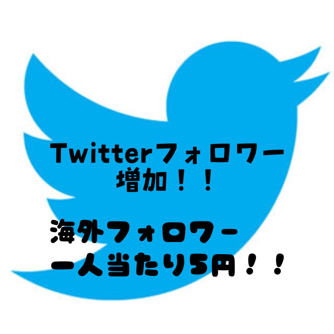 Twitter★フォロワー+300人増加します 安心の保証付☆＋300人 1500円☆でご提供中！！ イメージ1