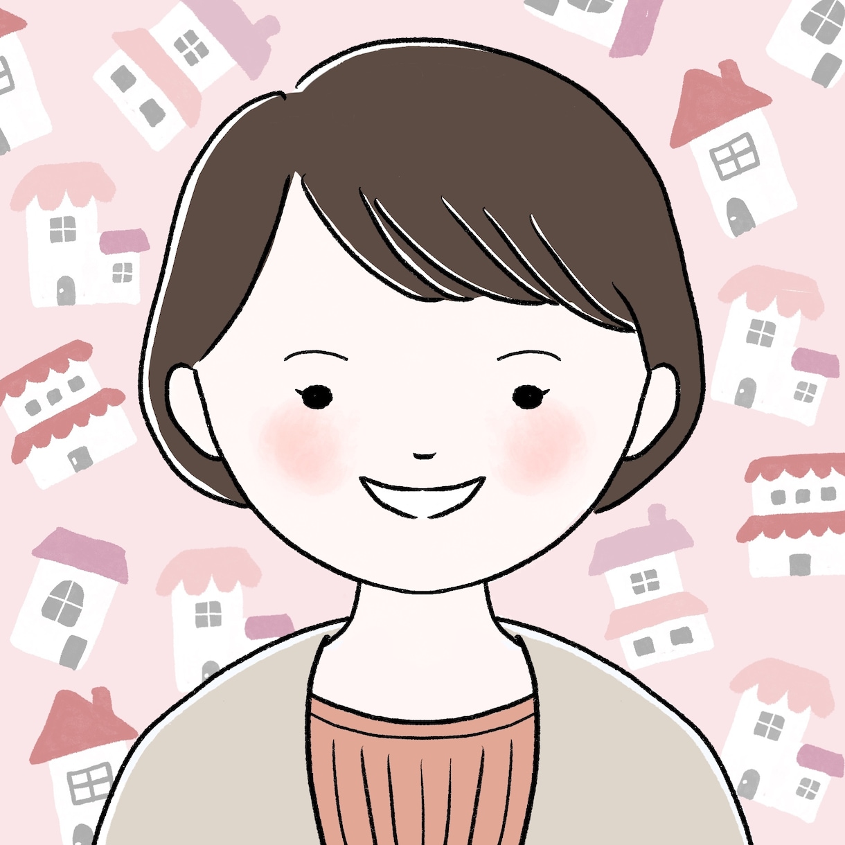 線画タッチのシンプルかわいいアイコン描きます 最短5日！SNSアイコンやブログにぜひお使いください＊ イメージ5