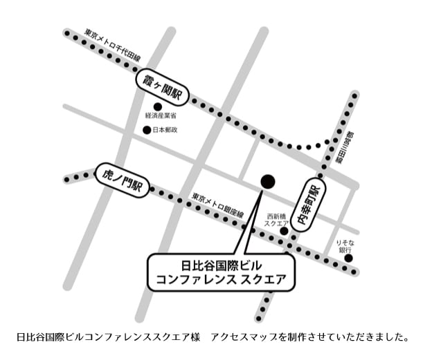 シンプルな地図データを、お作りします Webページやチラシ・ショップカード・名刺などに♪ イメージ3