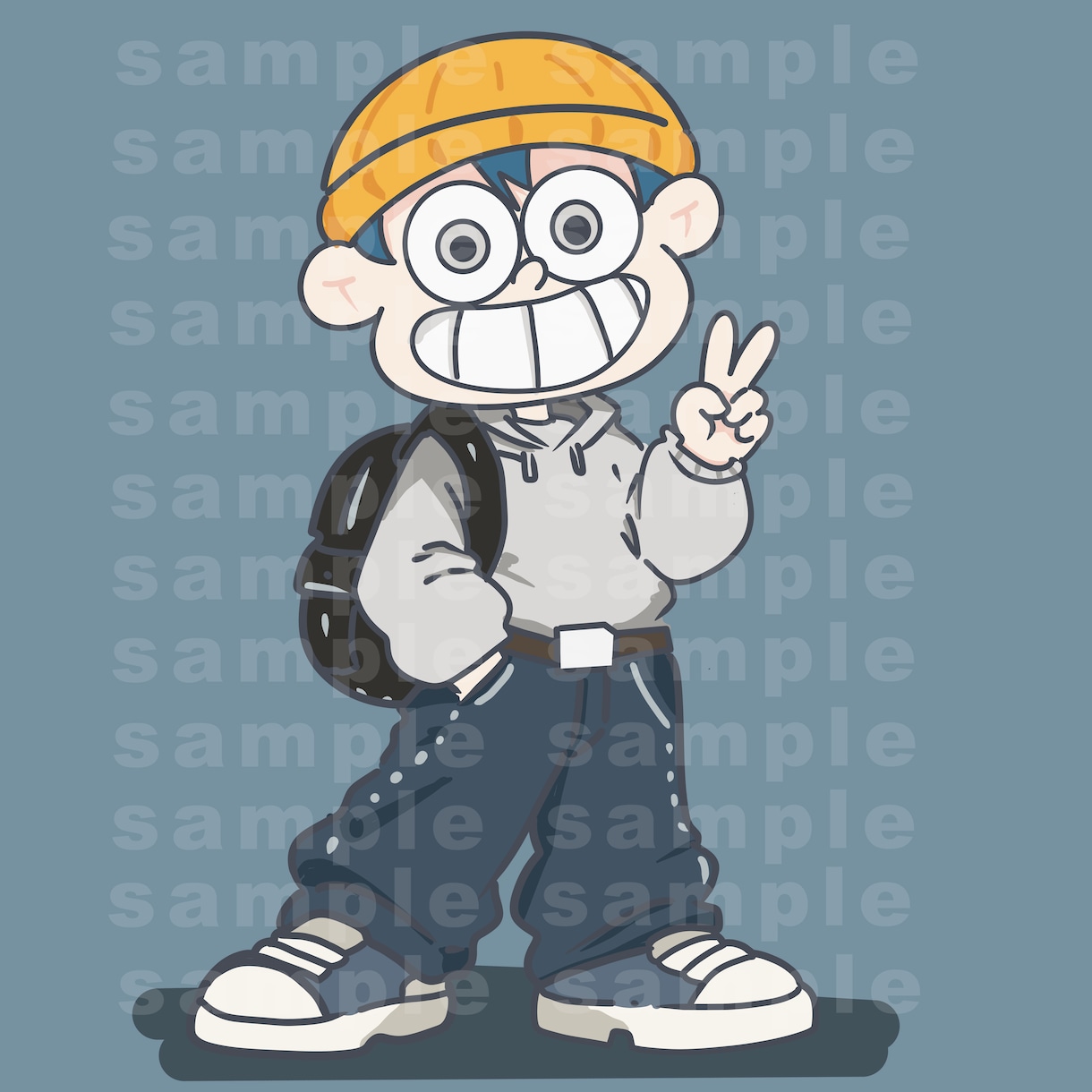 ポップで表情豊かなコミカルキャラ描きます 表情豊かなゆるカワ個性派キャラを制作します！ イメージ1