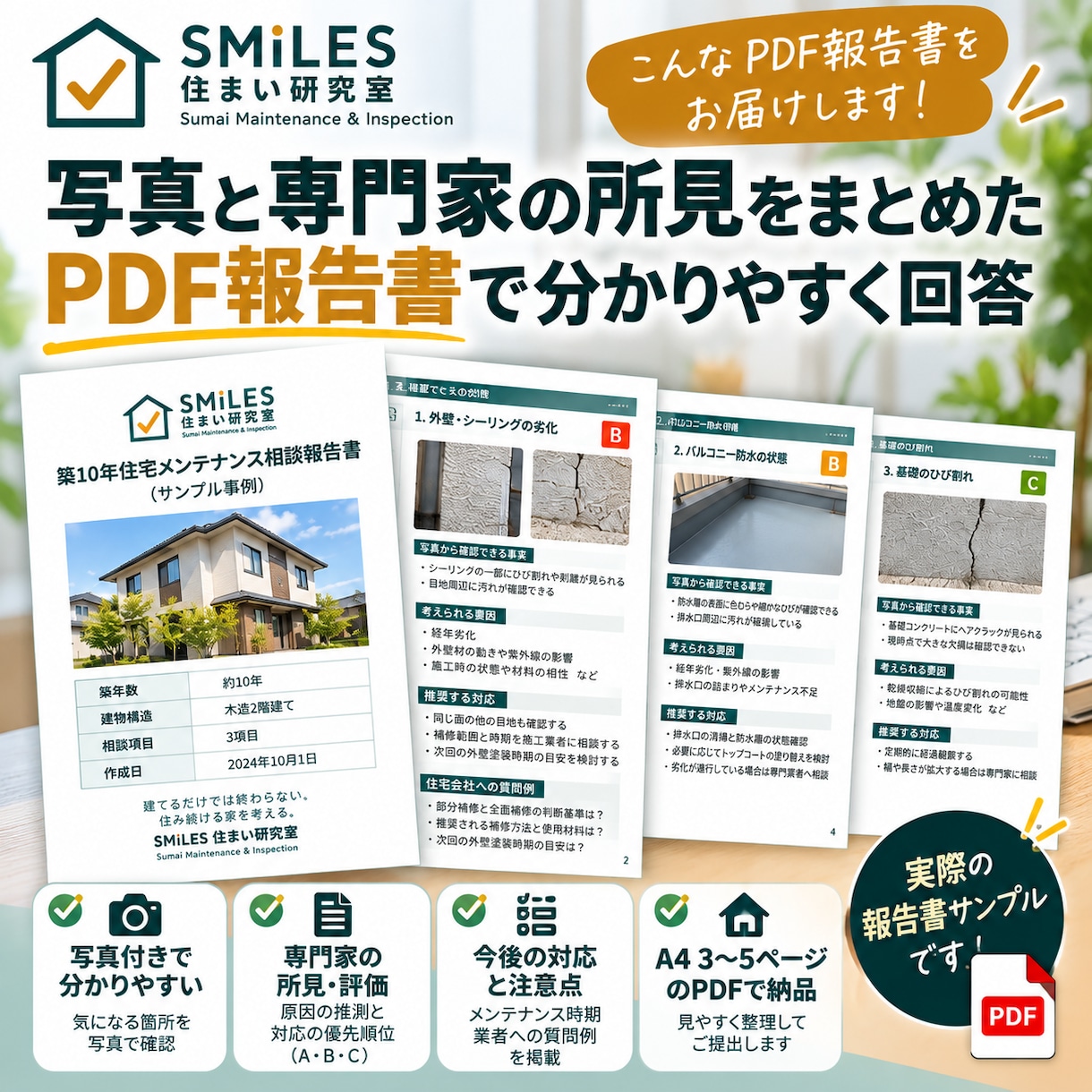 築10年前後の住宅メンテナンスの疑問にお答えします 現役工事長が点検・補修の優先順位を一緒に整理します イメージ2