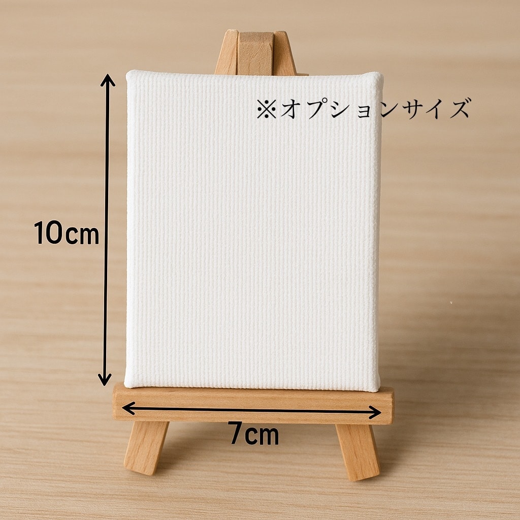 小さな「うちの子」キャンバスアートをお描きします 7×7cmサイズペット似顔絵｜犬・猫・鳥・小動物・爬虫類OK イメージ3