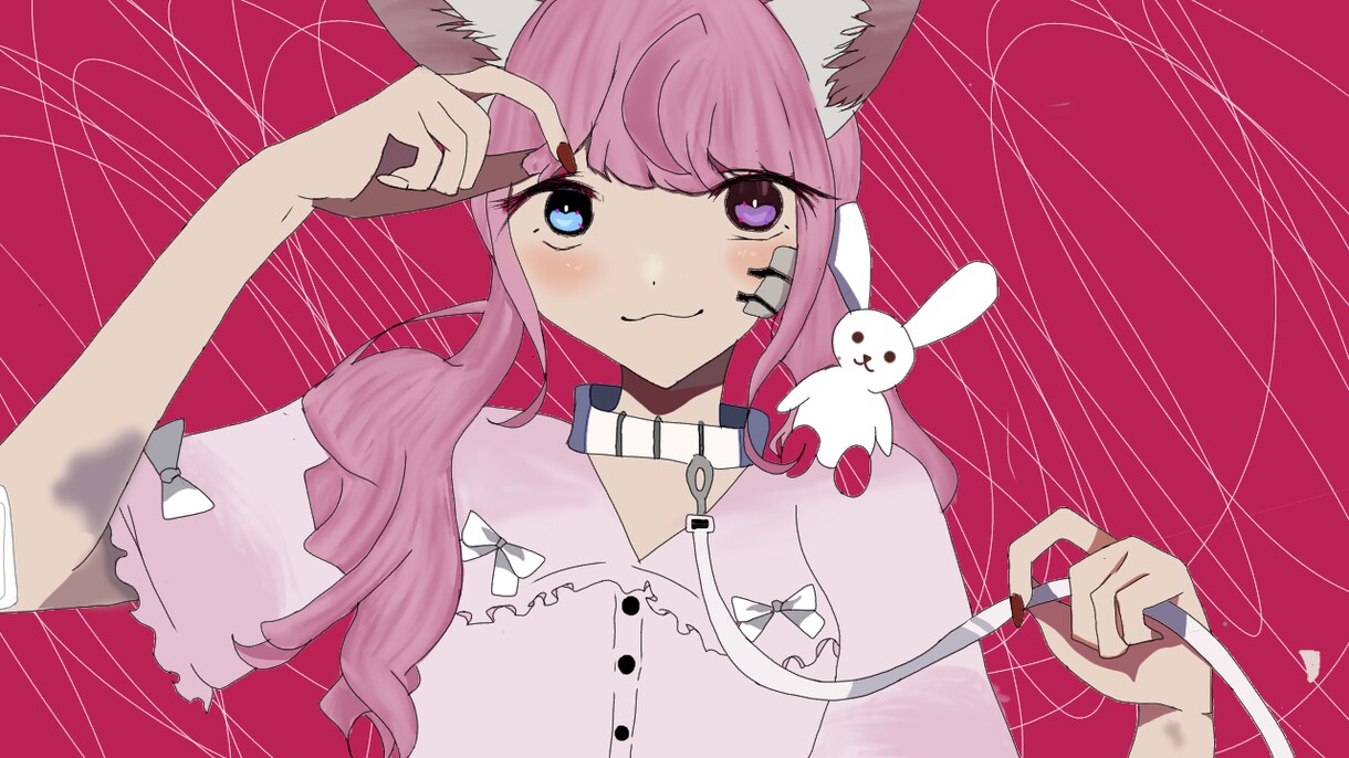 歌ってみたのサムネイルを作成致します イラストから、歌の個性を引き立たせて。 イメージ1