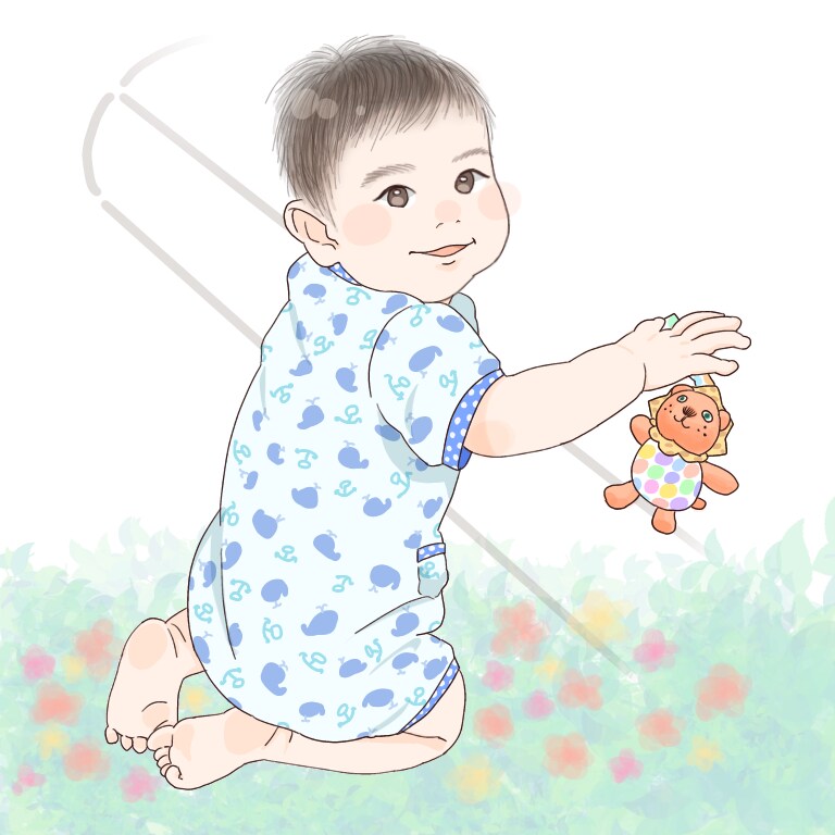 かわいいお子さんのイラストを描きます SNS利用OK！アイコンなどにご利用ください♡ イメージ3