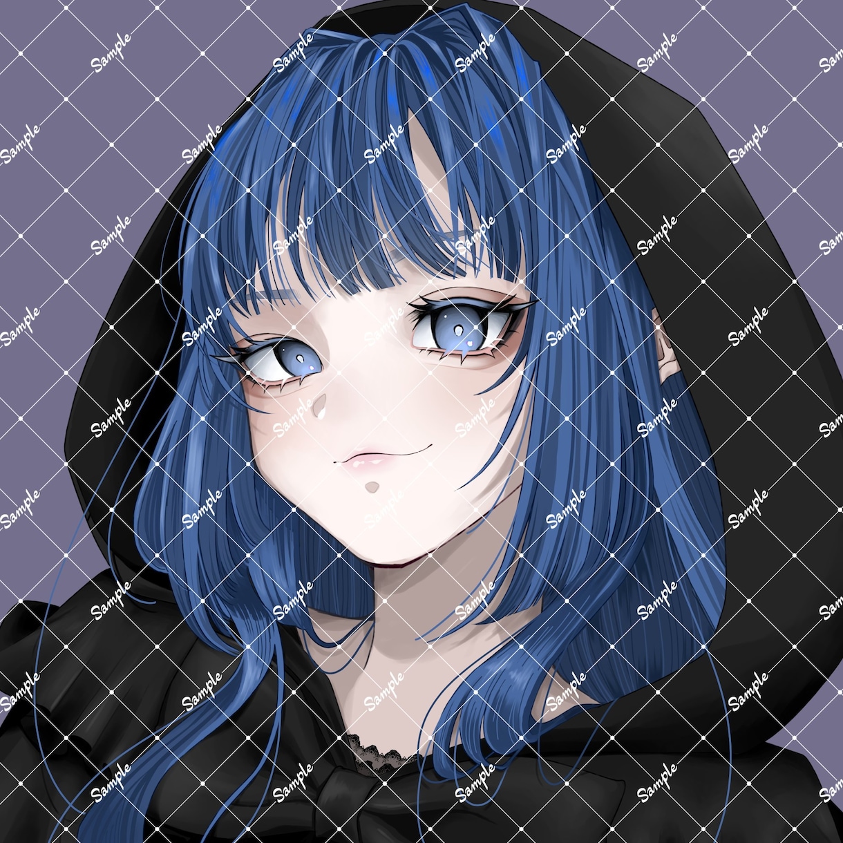 綺麗.病み.ダークなイラストかきます アイコン〜サムネイルなど色々な用途で使えます イメージ7