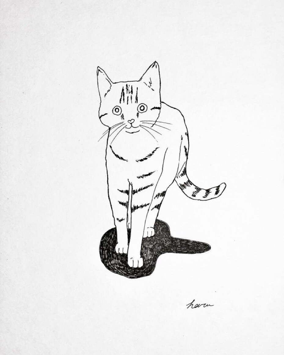 インテリアの空間に合うペットの似顔絵をお描きします インテリアの空間に馴染み長く飾れる世界で一つの似顔絵イラスト イメージ3