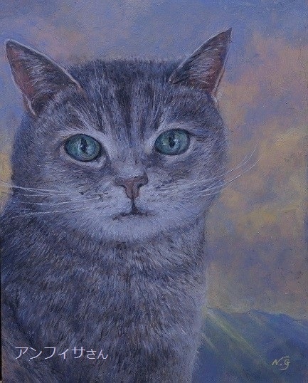主に猫を油絵で写実的に描きます 愛猫がずっと貴方と共にあります。 イメージ4