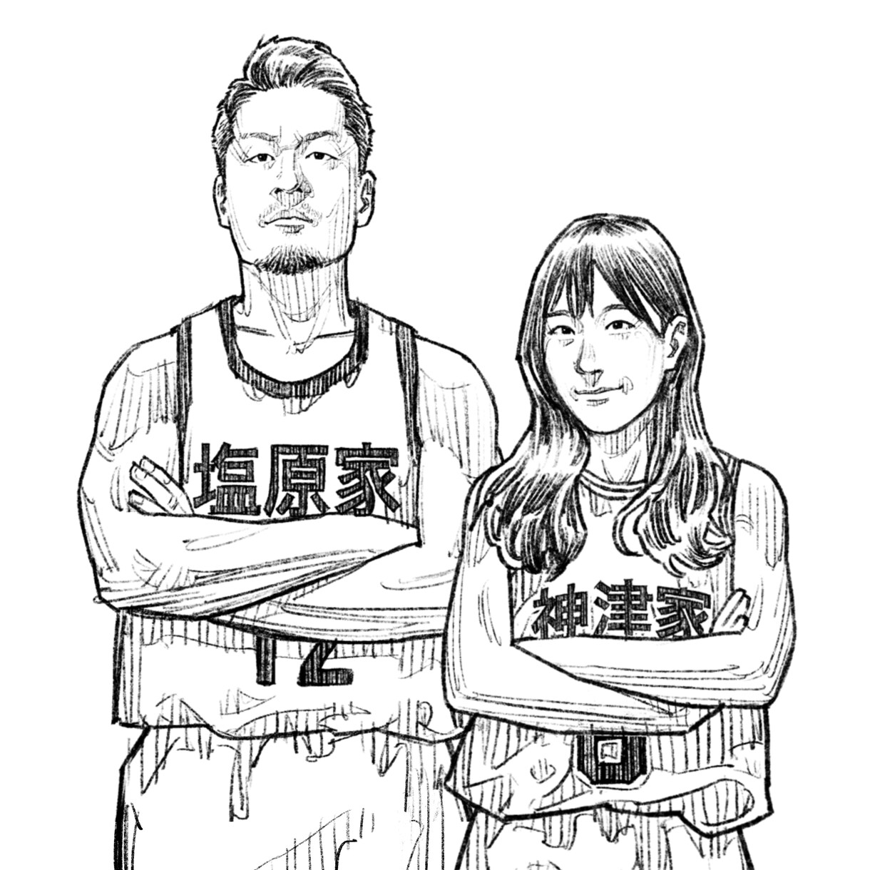 バスケットボール漫画風似顔絵描きます 【YouTube再生回数４２万回！本格派似顔絵サービス】 イメージ7
