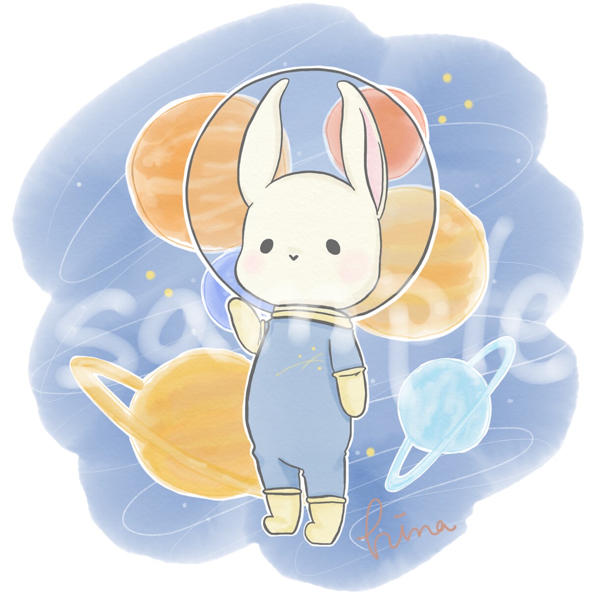 イラスト描きます オリジナルキャラクターで癒しをお届けします イメージ4