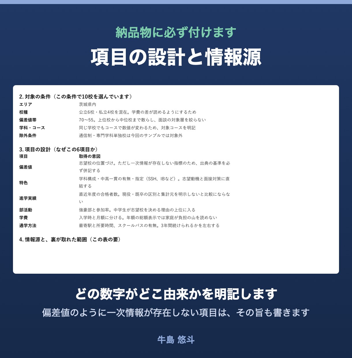 学習塾向け｜進路面談の志望校比較表を作成します 現役の中学校教員が、進路指導の手順のまま作ります イメージ3