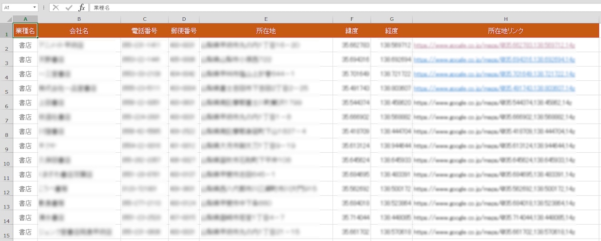 営業先リストを作成、マップ化します 的確に、そして効率的にデータ収集。使える営業先発掘します！ イメージ1