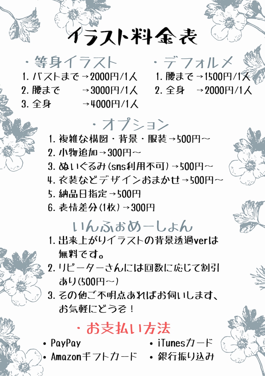 最短2日でSNSアイコン、イラスト作成致します 最低価格1500円から！似顔絵にも対応します♪ イメージ2