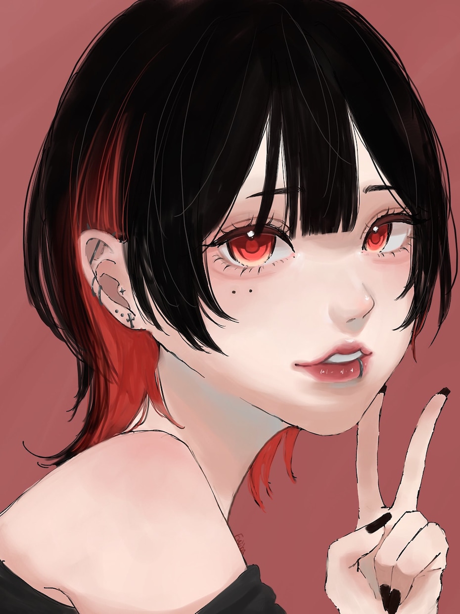 商用OK！かわいい女の子の厚塗りイラスト描きます アイコンやサムネ等の一枚絵を描きます！ イメージ1