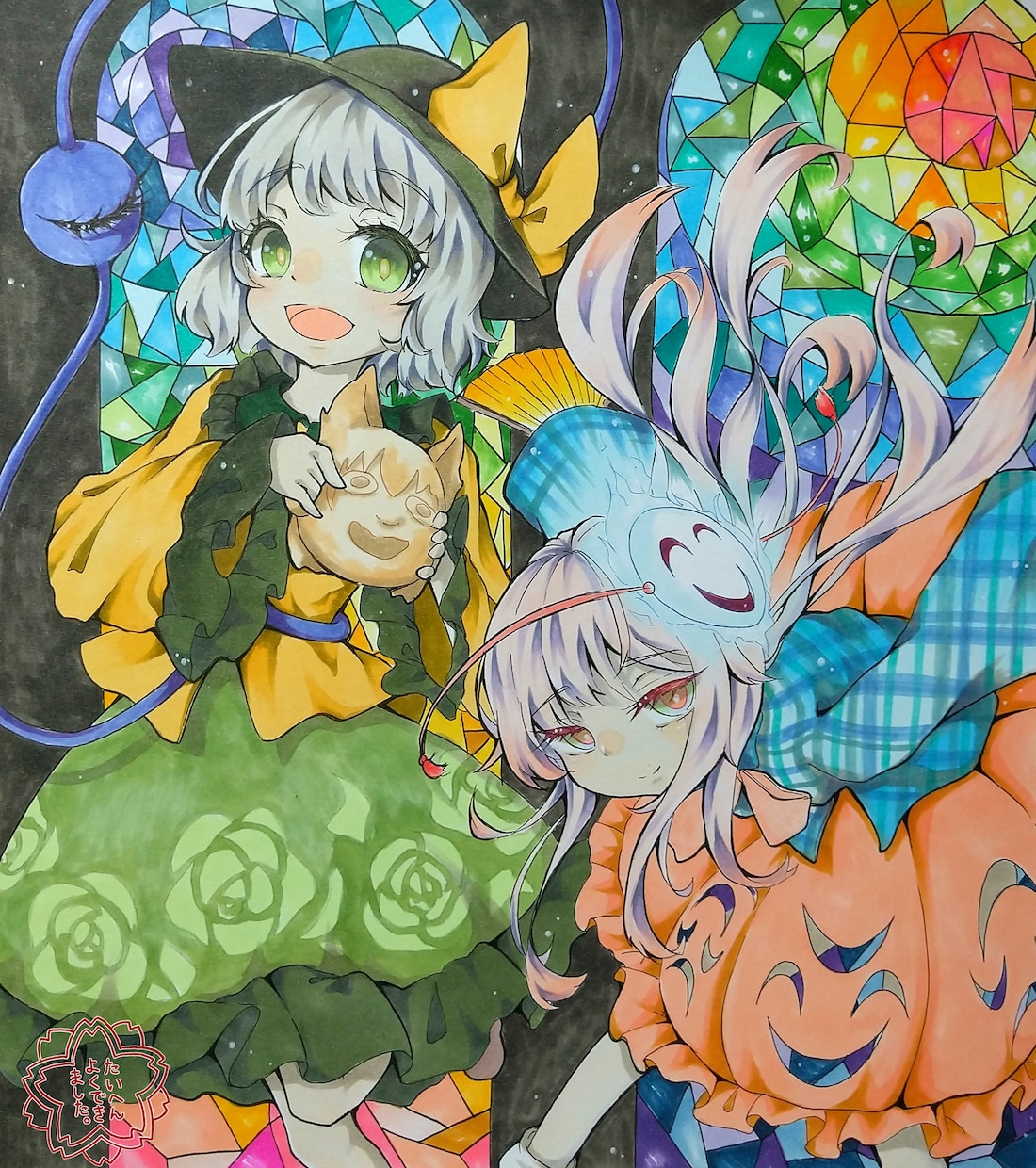 東方のアナログイラストを描きます 世界に1つのアナログの形で、お好みの東方のキャラをお届け！ イメージ4