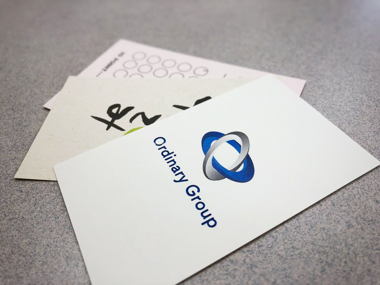 名刺orショップカードデザイン+印刷まで承ります 選べる用紙多数ご用意しております！（送料込） イメージ2