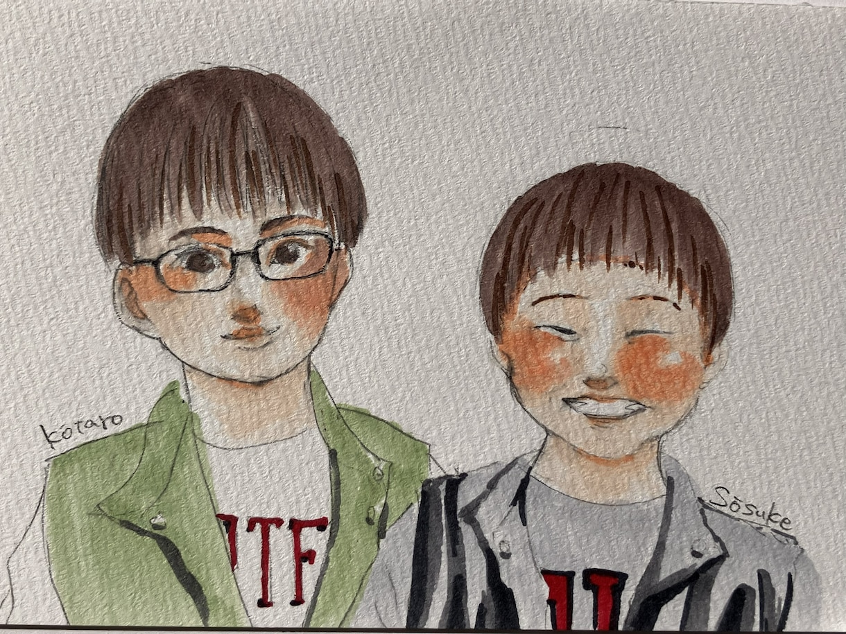 相手を笑顔にする似顔絵描きます 心に残る似顔絵でみんなを笑顔に イメージ1