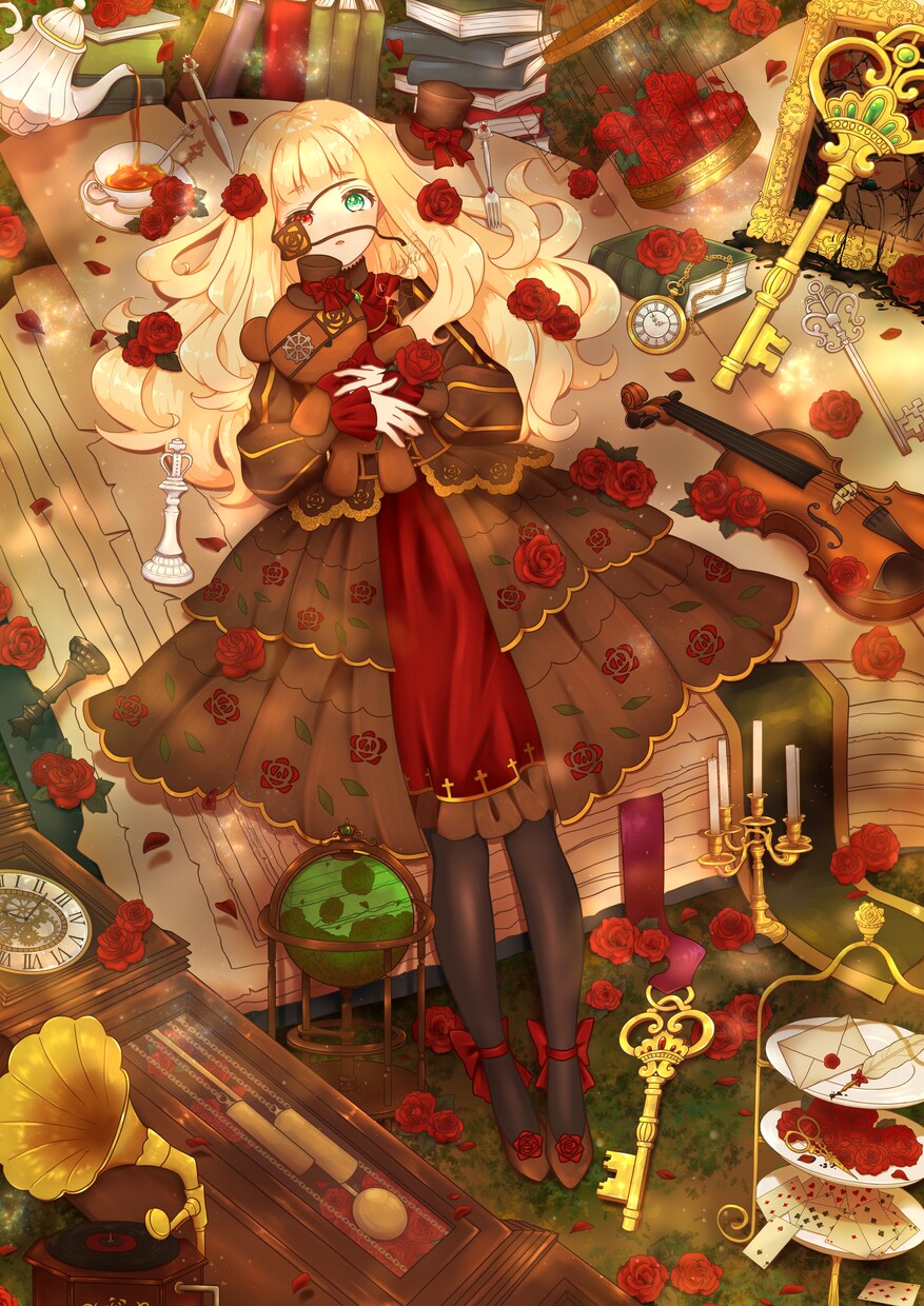 一枚絵イラスト描きます オリジナルキャラクターや似顔絵など イメージ1