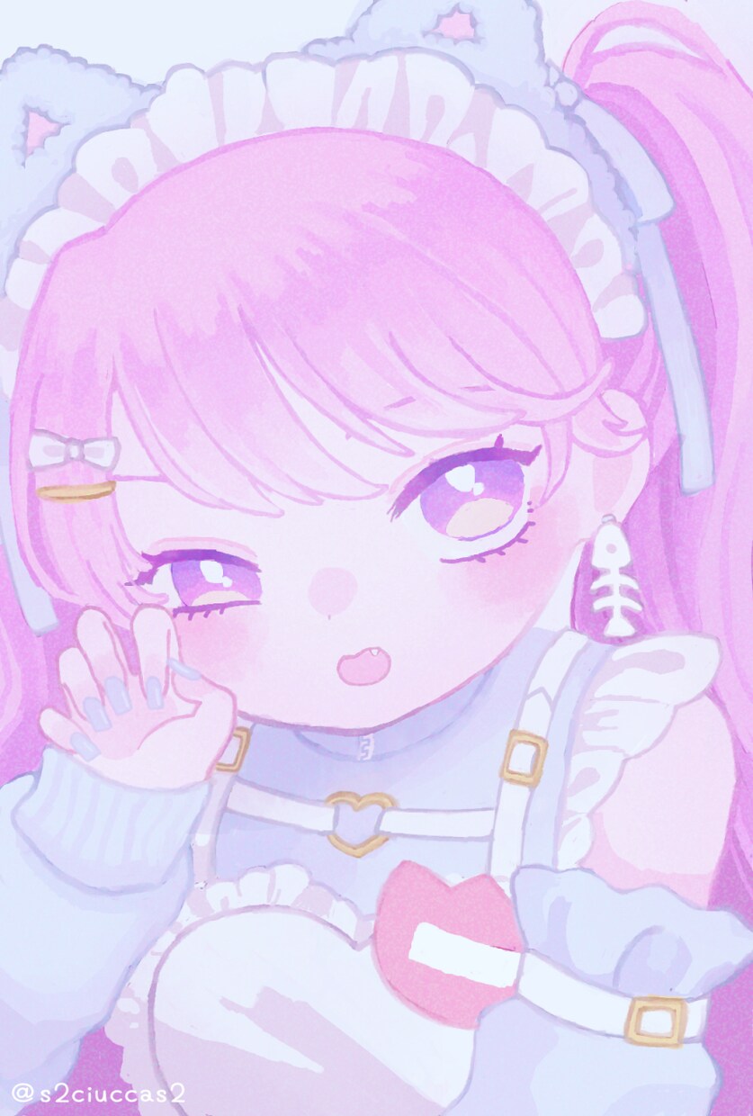 儚くてかわいい少女のイラストお描きします 淡くてあまい世界観を表現◎ゆめかわいい雰囲気に イメージ2
