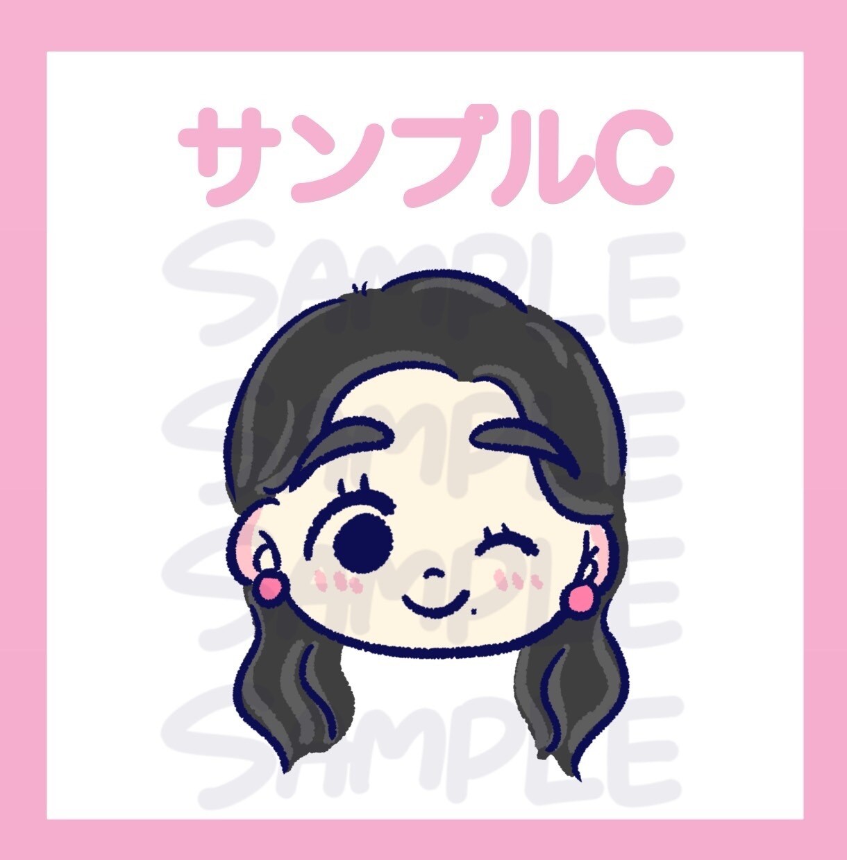 可愛い！と言われる似顔絵を描きます あなたらしさを大切に、そして可愛く、そしてポップに制作 イメージ6