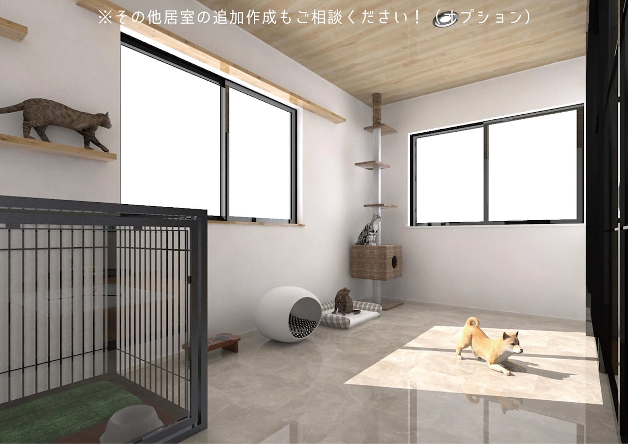 特別価格！【リピーター様限定】パース作成いたします 現役の専属ICがリアリティのあるパースを追加作成！ イメージ9