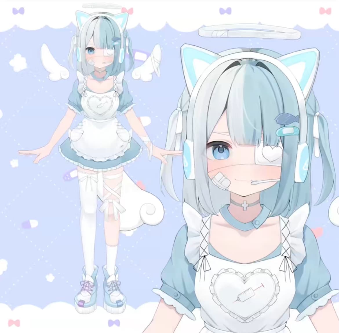 キャラデザ＋パーツ分け高品質で制作します 可愛い×儚い、印象に残るキャラクターを制作します イメージ1