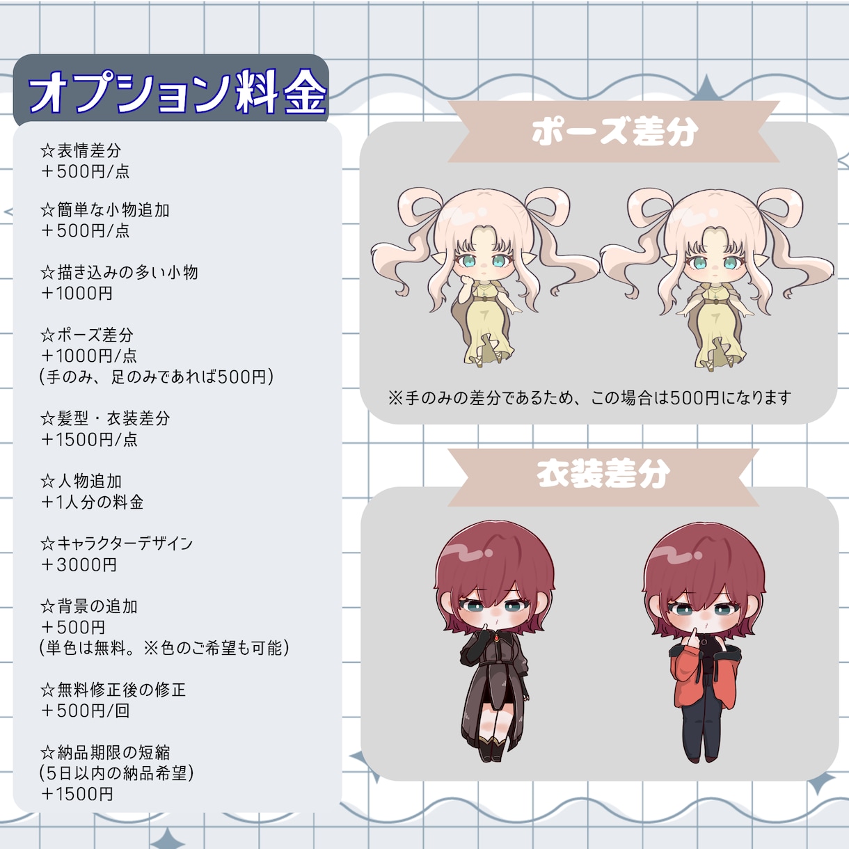あなたのご希望に合わせてイラストを描きます あなたの為のミニキャラ描きます！ イメージ4