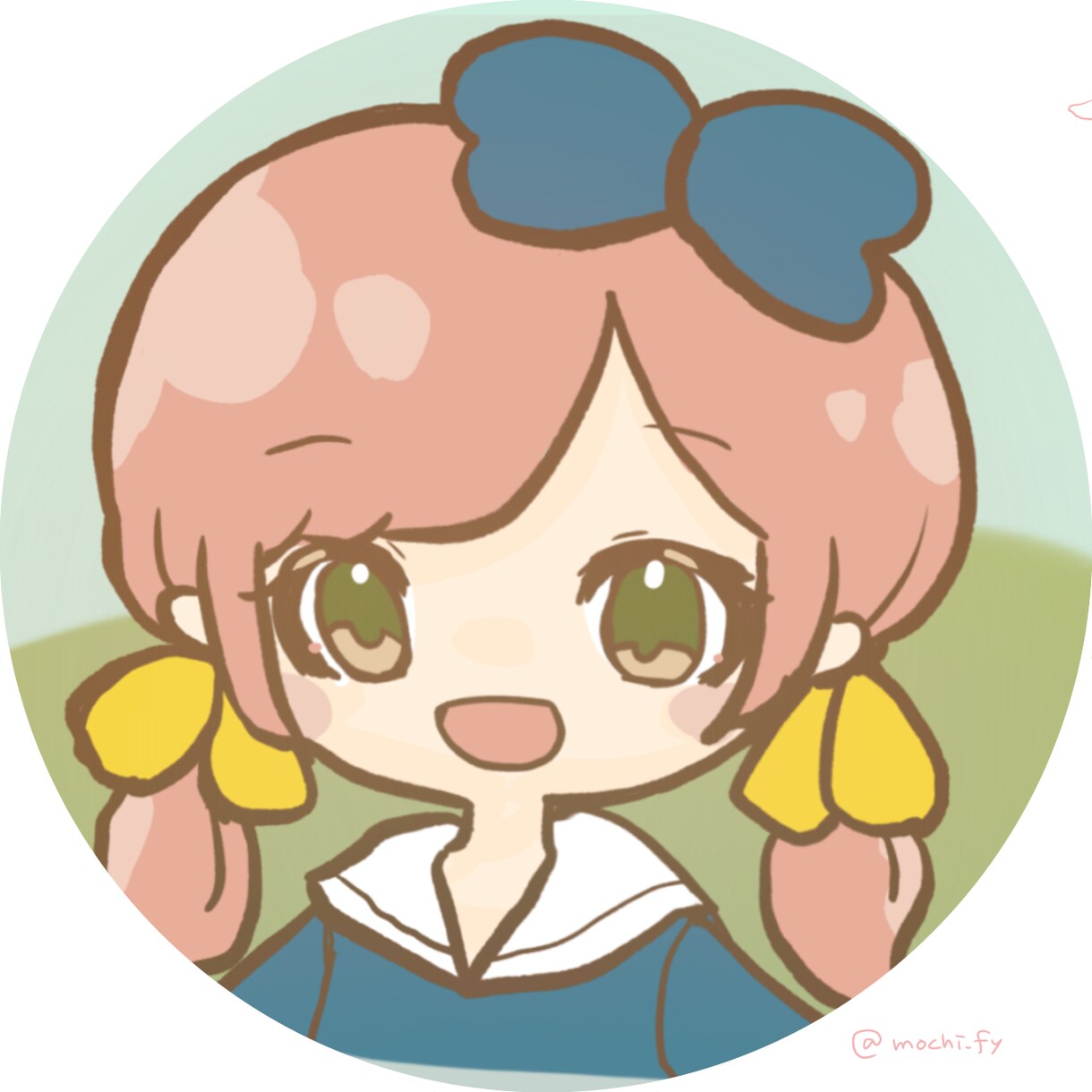 アイコンに最適！バストアップイラストを描きます ステッカー風で可愛く見やすく色使いのよいアイコンが得意です イメージ3