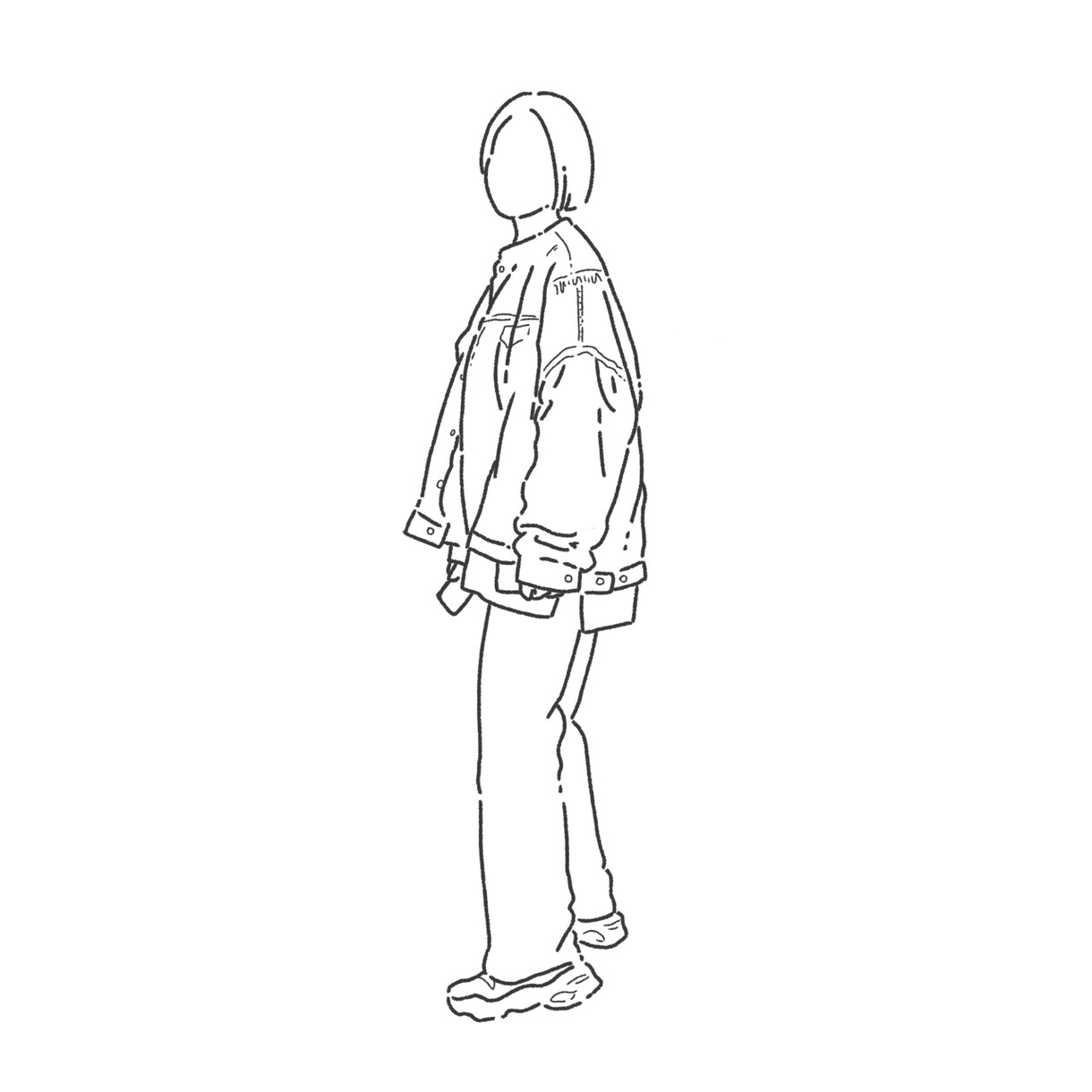 お写真からシンプルなイラスト作成いたします ゆるりとした線で似顔絵お描きします/SNSアイコンなどに イメージ2