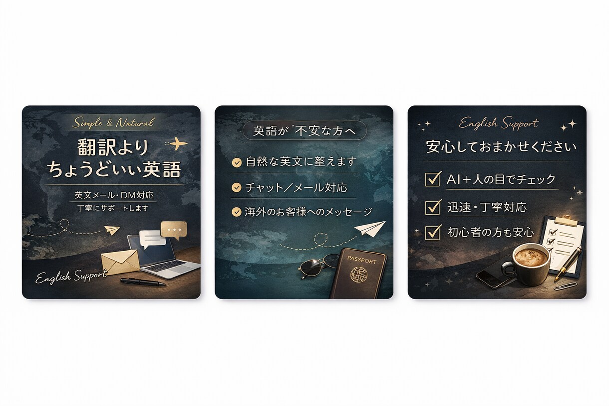 自然な英文メール・文章を作成します 英語が不安な方へ、自然な英文作ります。海外移住歴2年。 イメージ1