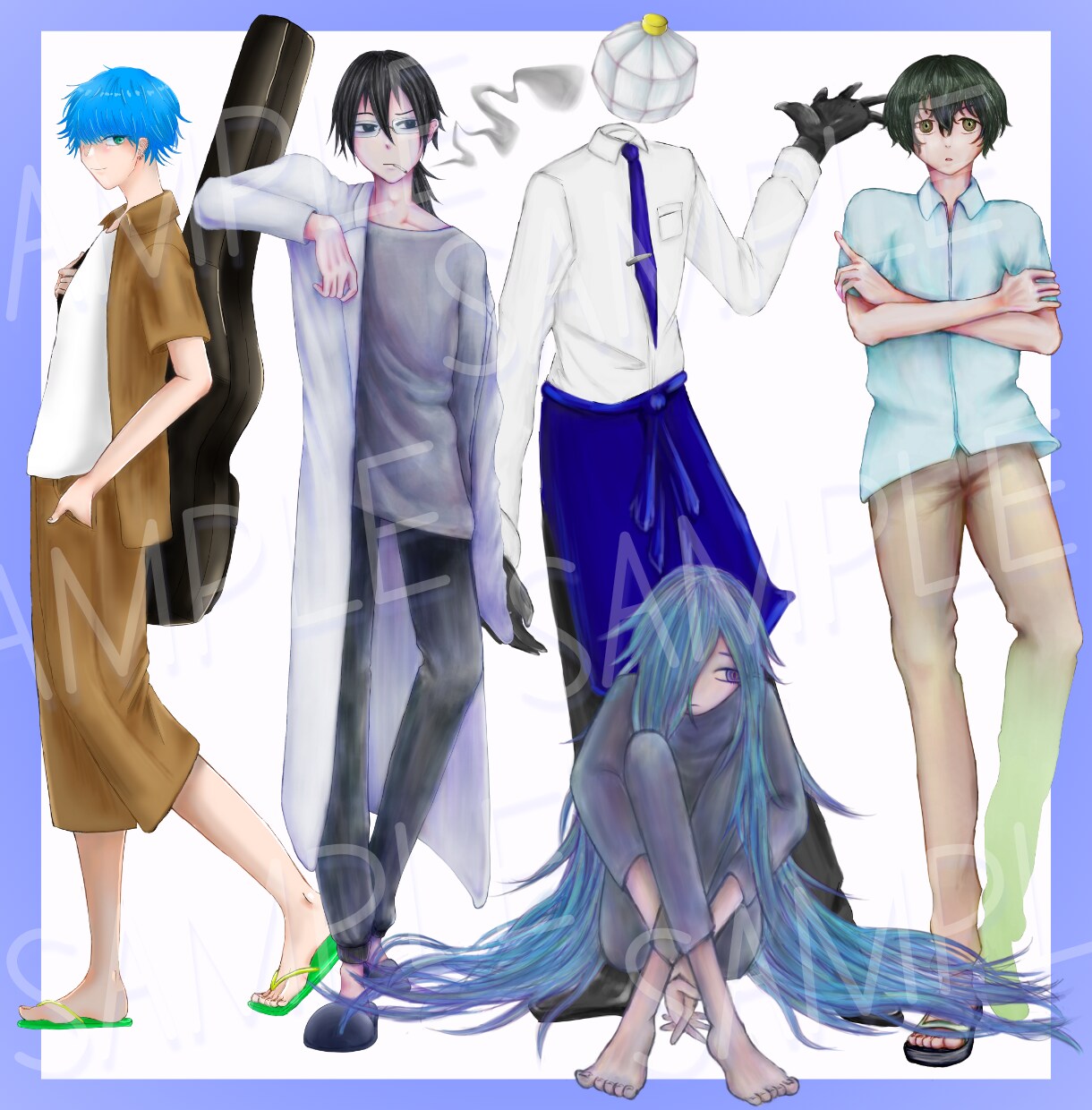 セール中◎TRPGなどの立ち絵イラスト制作承ります TRPG・ゲーム等、オリキャライラストに！ イメージ4
