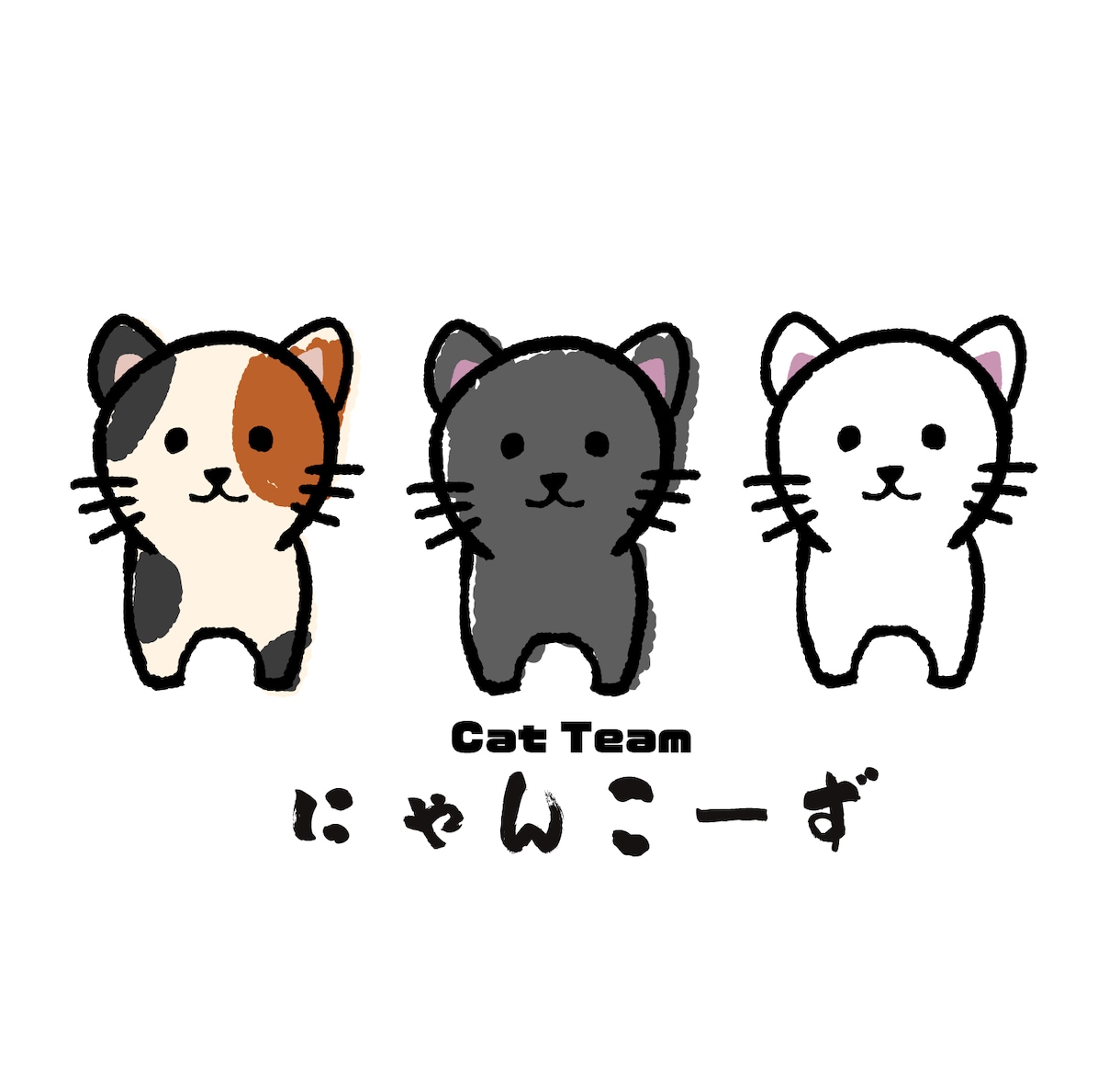 超ゆるくて可愛い手書き風のイラストロゴ作ります 可愛いすぎないシュールに親しみやすくて優しいイメージのマーク イメージ1