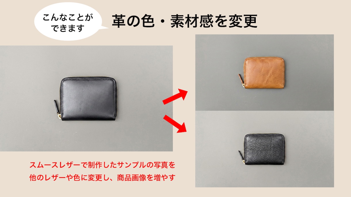 AI生成・撮影画像の修正・リタッチいたします 色や素材、人物の年齢・性別、シチュエーション等自由に変更可能 イメージ4