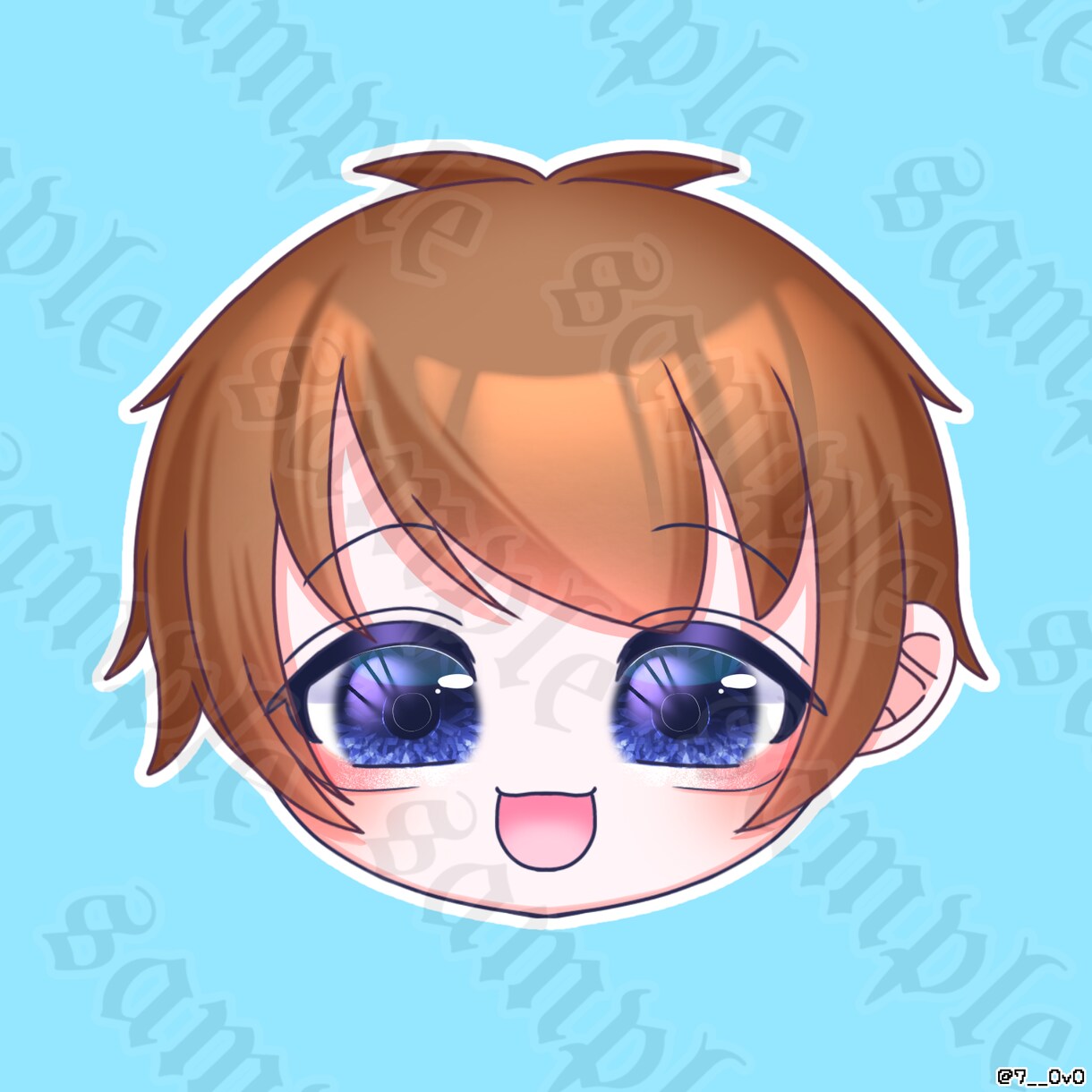 スタンプにも!!顔のみアイコン描きます コテキャラ様のデフォルメイラスト描かせてください！ イメージ4
