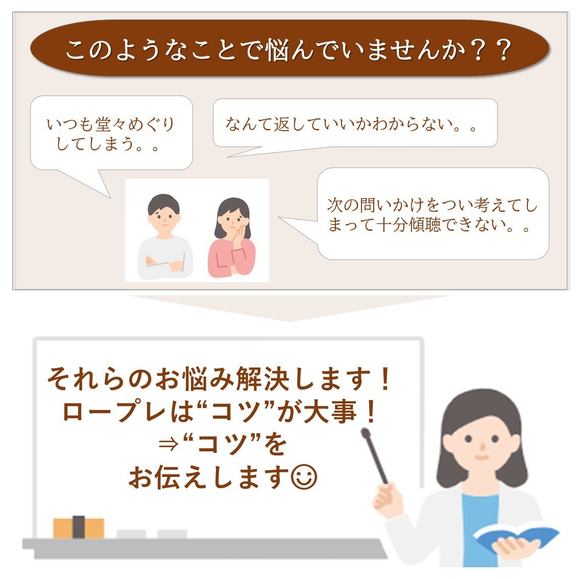 キャリコン試験ロープレ（協議会）お相手いたします 現役キャリコン人事がロープレのコツをお伝えします！ イメージ2