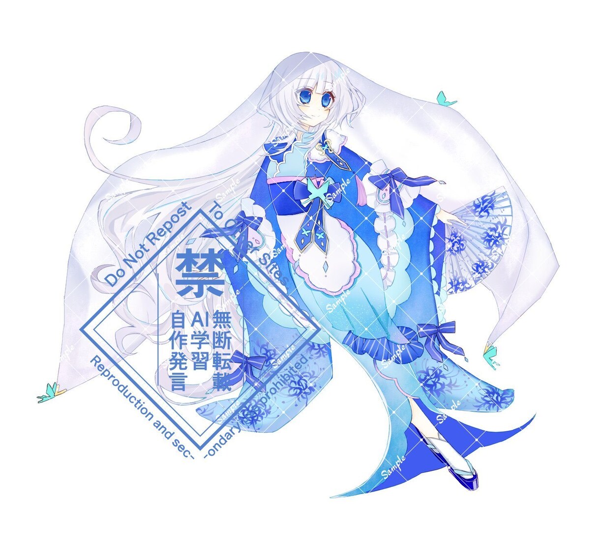 創作等立ち絵を制作します 世界観重視のキャラクター立ち絵制作します イメージ1