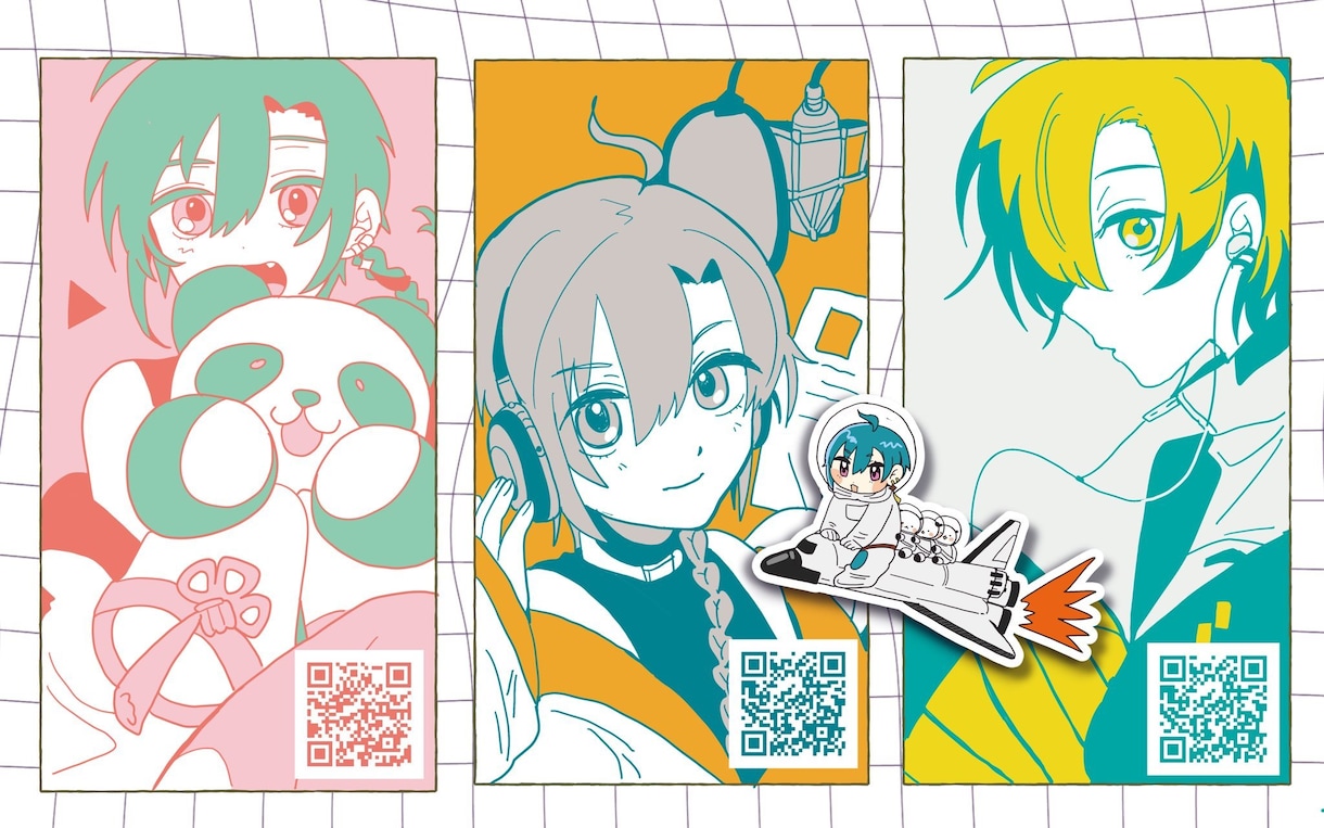 目を惹くイラストお描きします ■10〜20代の人物(2次元)のイラストが得意です イメージ6