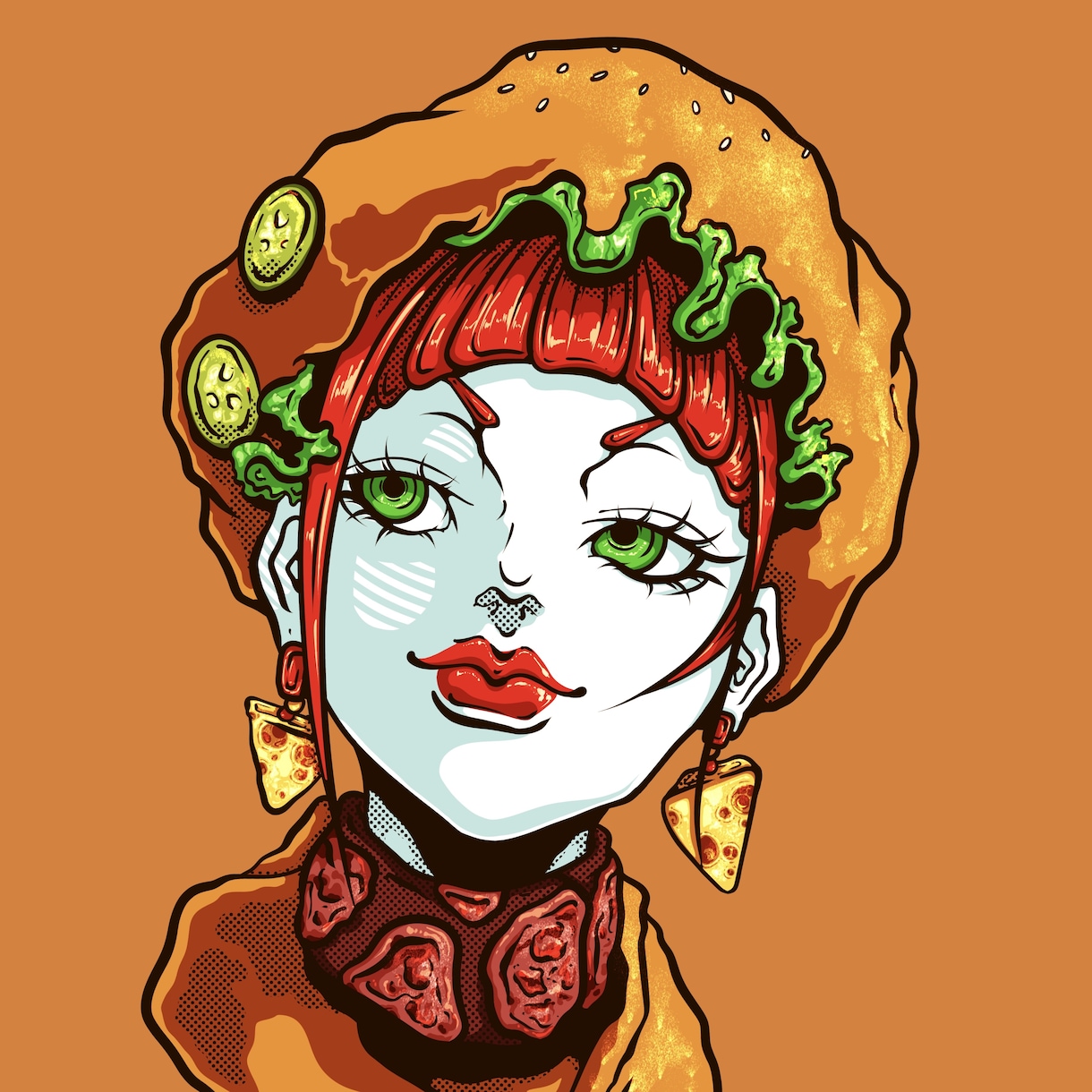 食べ物や季節の小物をテーマにしたイラストを描きます アイコンやスマートホンカバー、相談に応じて制作いたします！ イメージ6
