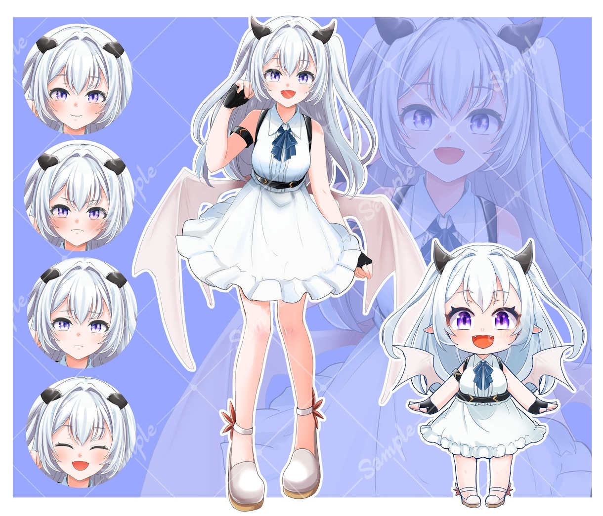 立ち絵＆SDフルセット承ります 実績作りの為、数量限定の大特価！これさえあれば何でもできる！ イメージ2