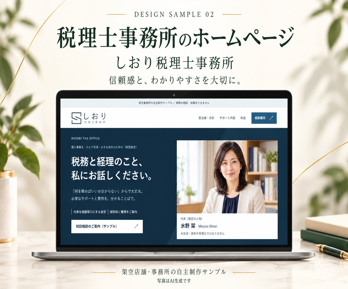 Studioでお店のホームページを制作します 実績掲載モニター2万円｜無料修正2回まで イメージ3