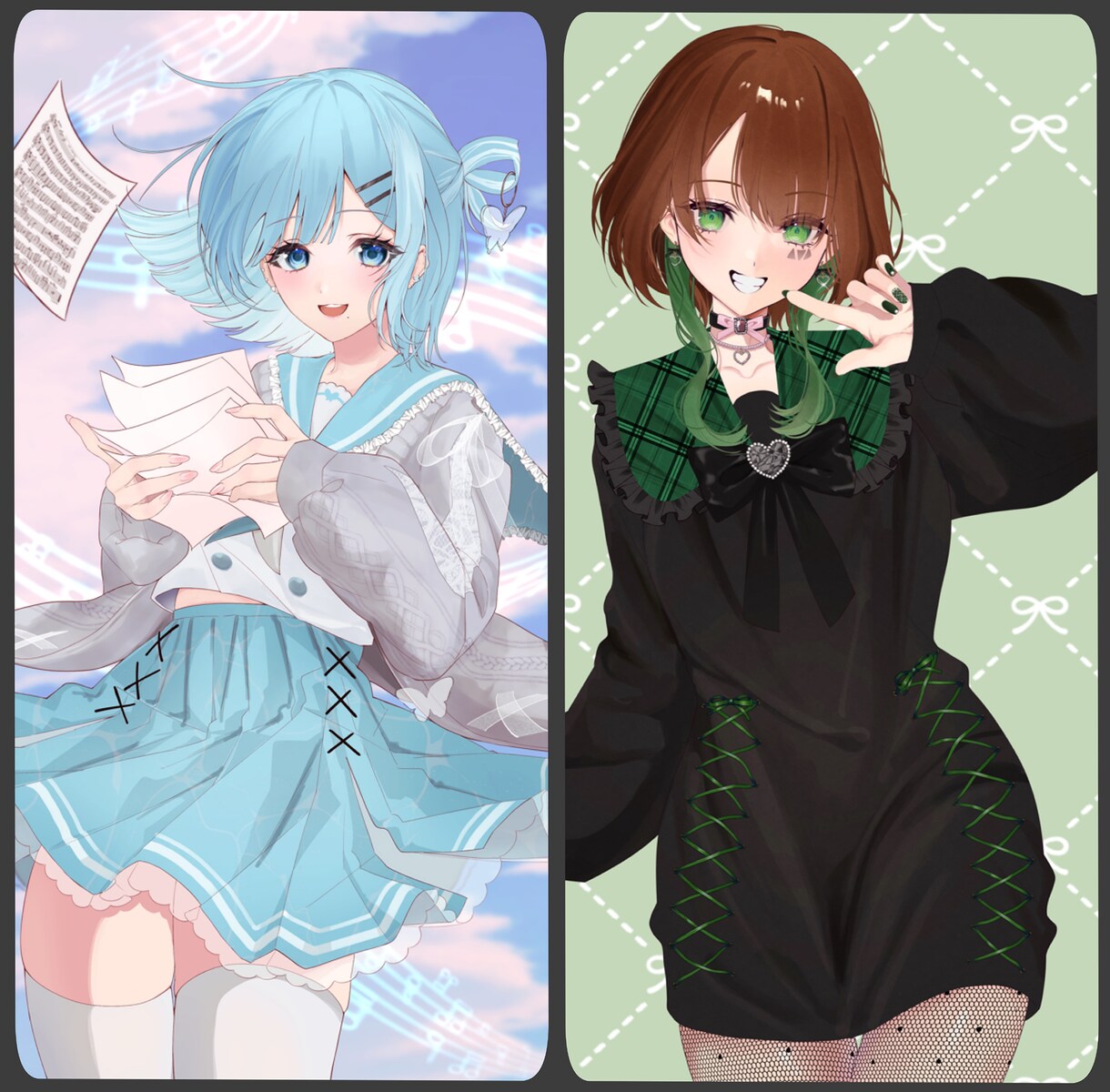 SNSアイコン・配信・歌みた用イラスト描きます かわいく印象に残るイラストを制作します イメージ8