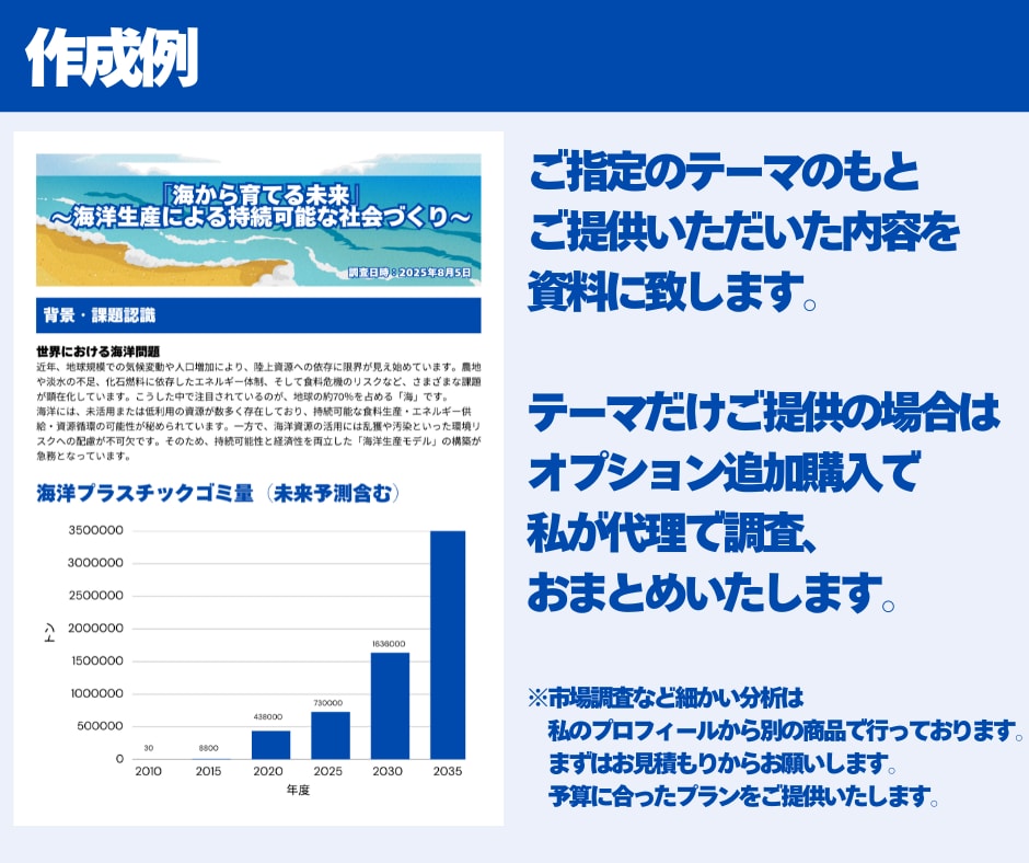 プロがあなたのビジネス資料の制作を代行します 「AI任せにしない、安心と信頼の資料づくり。」 イメージ2