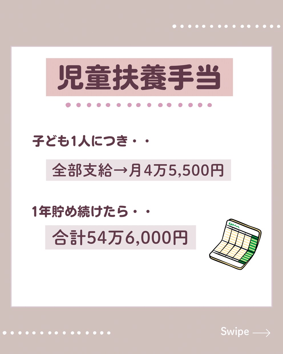 Canvaで使える！SNS投稿テンプレート作ります SNS投稿用　ひとり親ママ向け　シンプル イメージ3