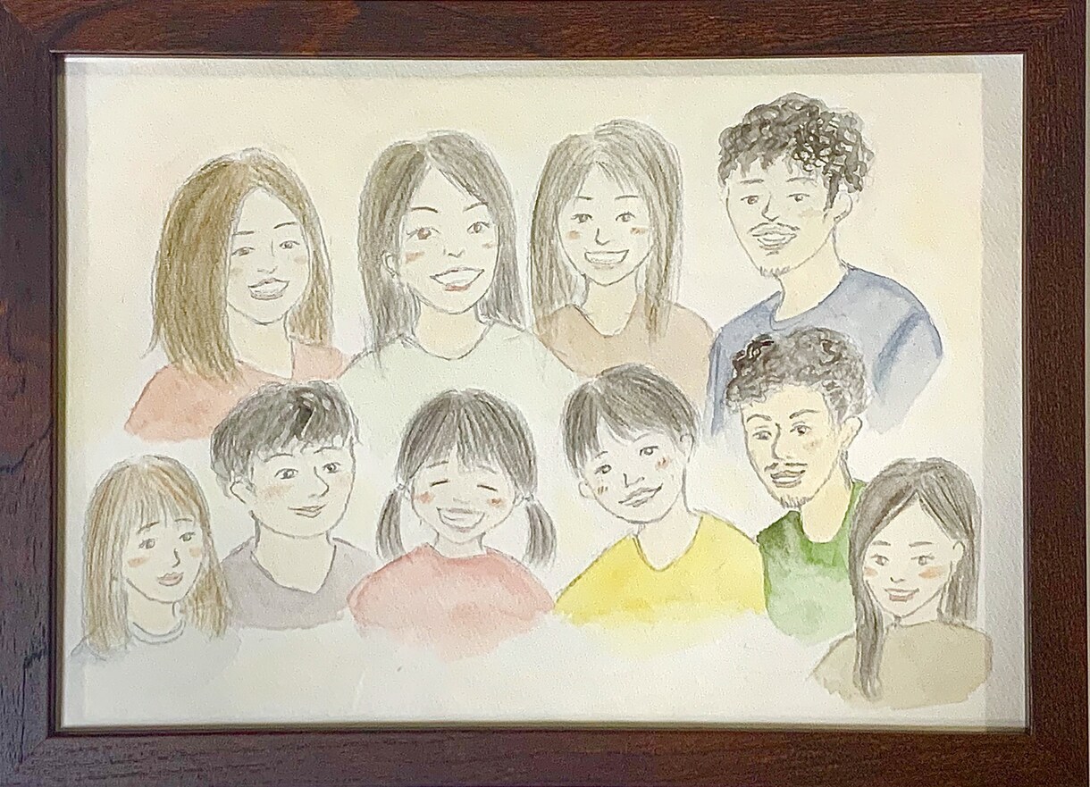 あたたかくてかわいい似顔絵を描かせていただきます 愛をかたちにするお手伝いやさん イメージ4