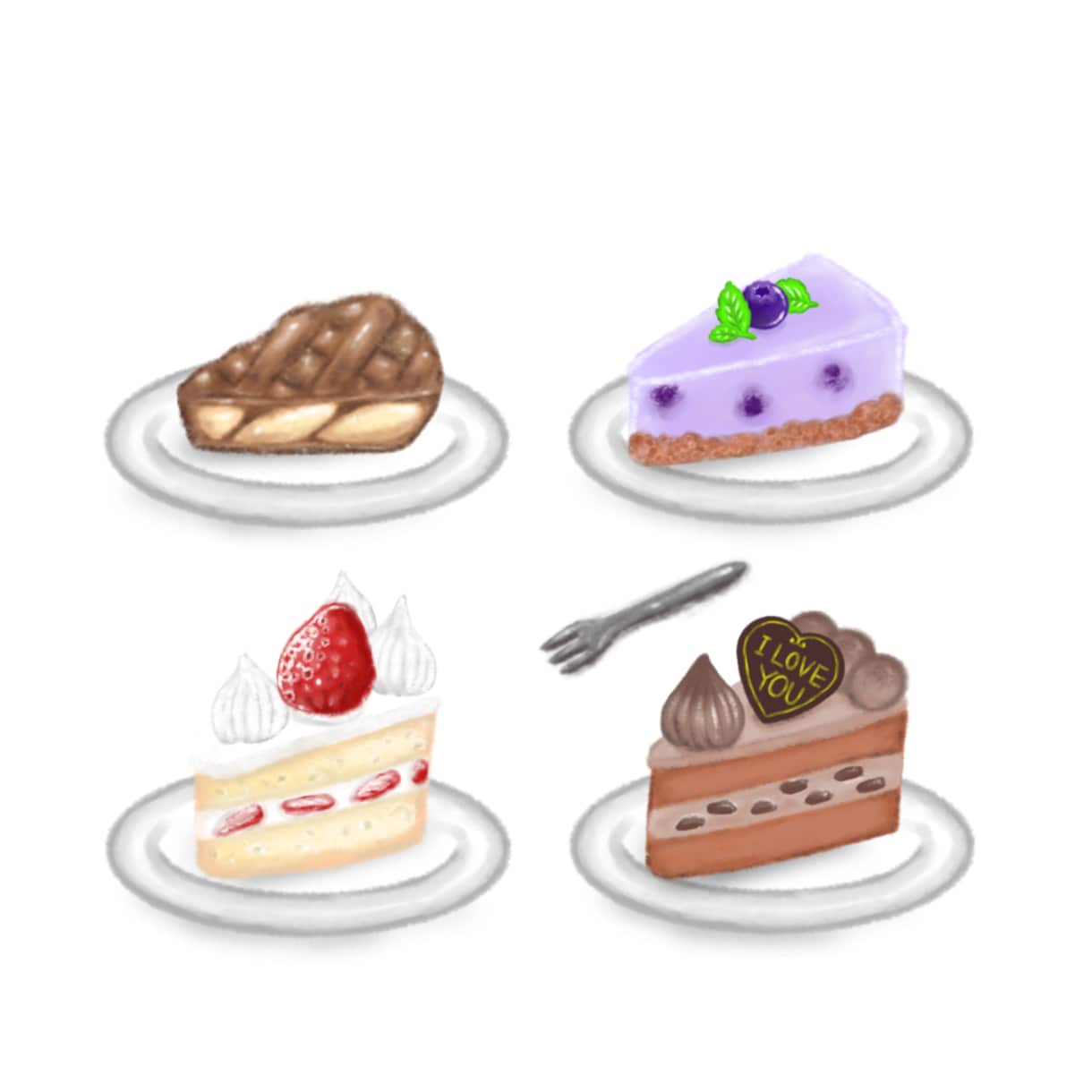 カフェ等のメニュー表おしゃれに描きます カフェやレストランなどのメニュー表のイラストを描きます！ イメージ3