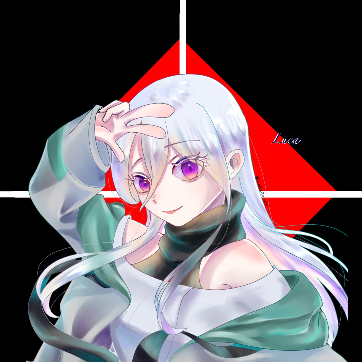オリジナルキャラクターのアイコン描きます 女の子を描くのに特化しました！！！ イメージ1