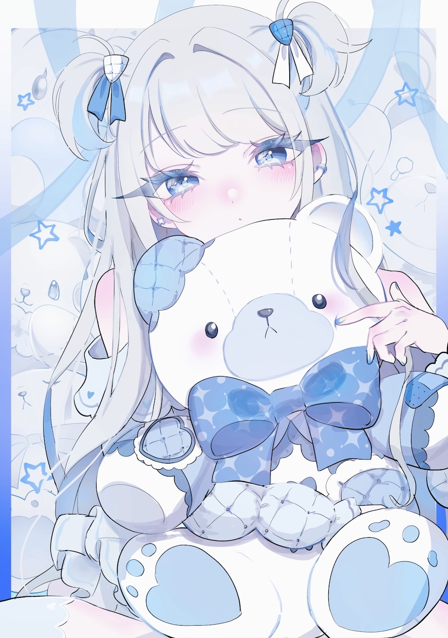商用可◎ガーリーでかわいいイラストをお描きします アイコンや記念イラスト等！VTuber様・活動者様大歓迎です イメージ7