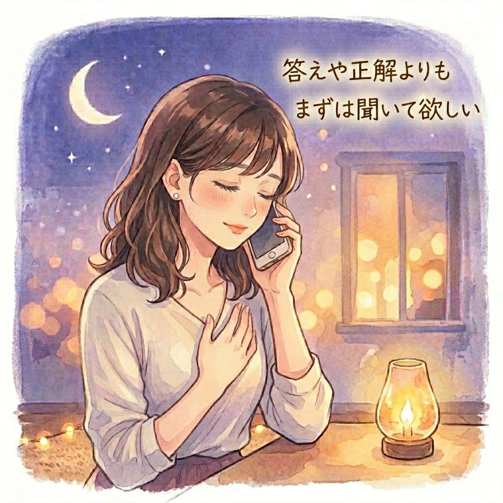 正論はいりません。あなたの気持ち全部受け止めます 否定せずあなたの「今」にそっと寄り添います。 イメージ2