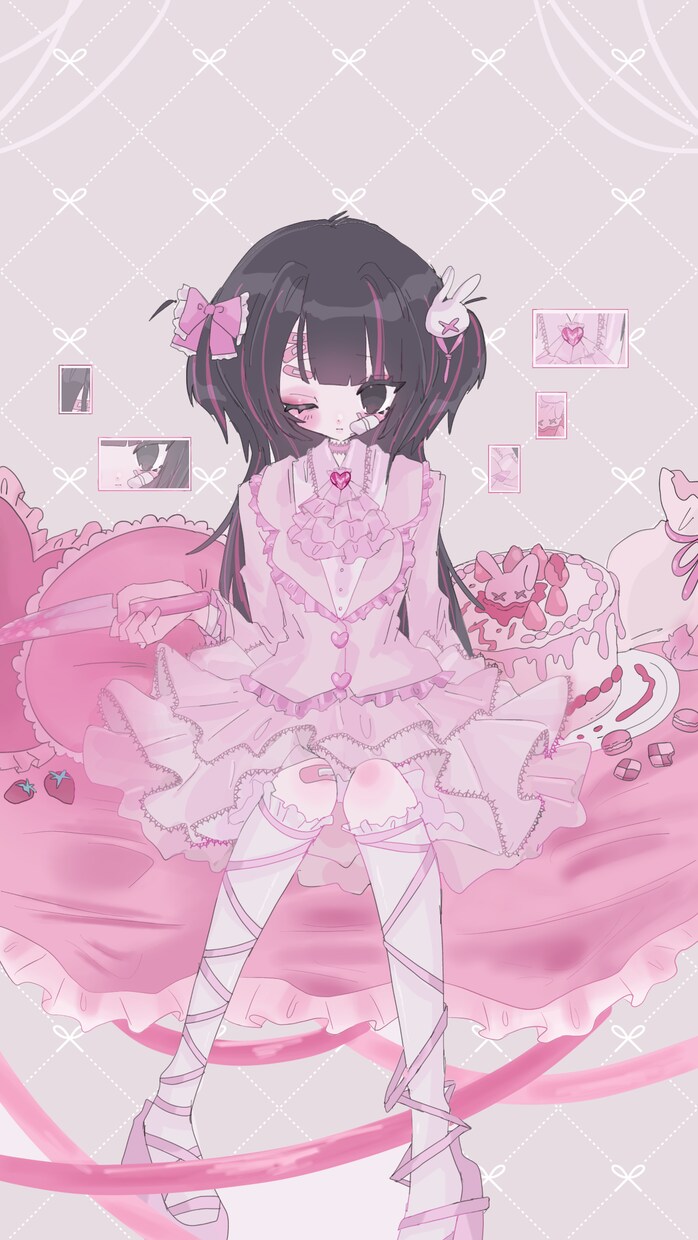 イラストを描きます ♡甘くてかわいくて危ない、そんな女の子のイラストを描きます♡ イメージ4